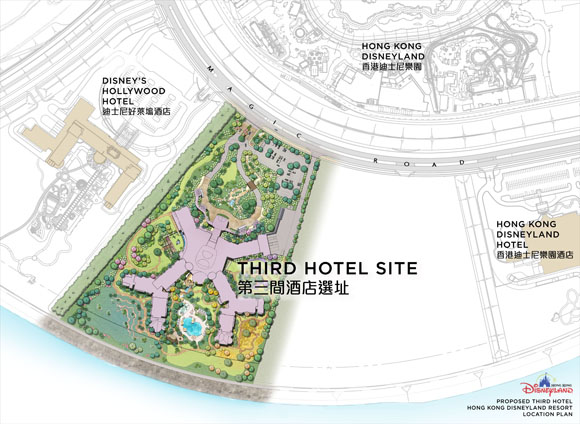 Hong Kong Disneyland Proposed Third Hotel Proposed Site